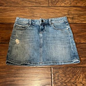 Paige Demin mini skirt Malibu mini